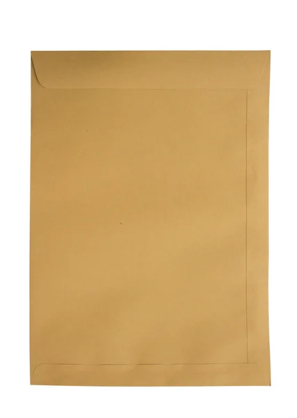 Envelope isolado sobre fundo branco. — Fotografia de Stock