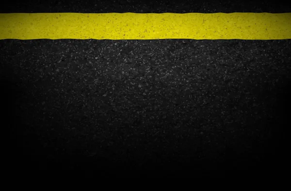 Textura de asfalto con marcas de carretera de fondo, ilustración vect — Foto de Stock