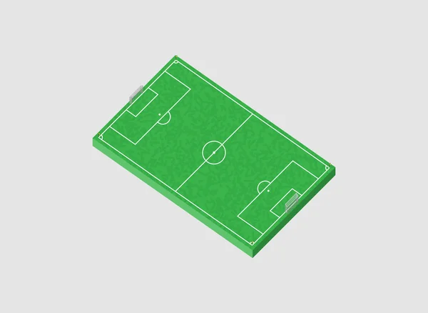 3D-иллюстрация футбольного поля . — стоковое фото