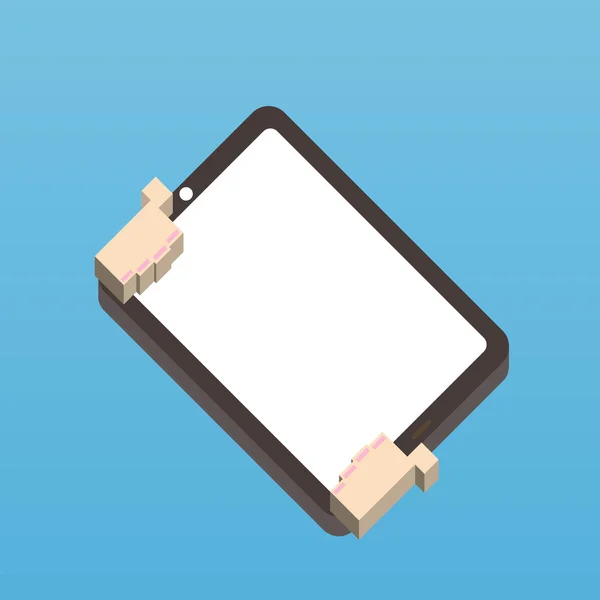 Tablet ilustração 3d — Fotografia de Stock