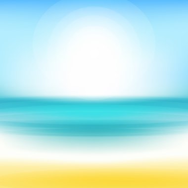 Yaz saati arka plan metin - illüstrasyon ile. Vektör