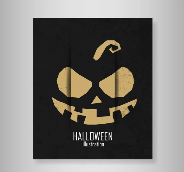 Livro Halloween fundo tipográfico com abóboras em Chalkbo —  Vetores de Stock