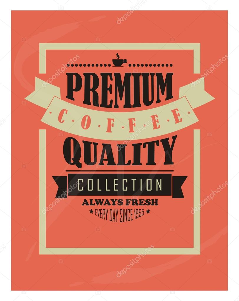 vintage of coffee background