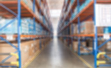 Fabrika depo görünüm için bulanıklık