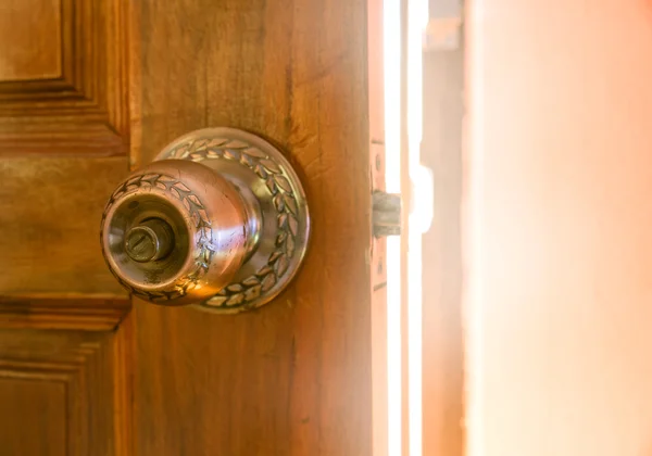 Old style door open door light