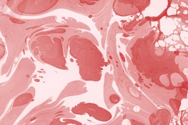 Boya desenli kırmızı mermer arkaplan