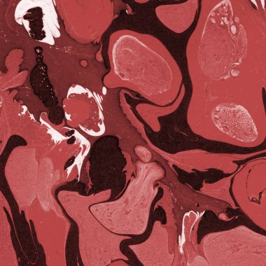 Boya desenli kırmızı mermer arkaplan