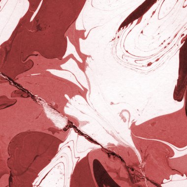 Boya desenli kırmızı mermer arkaplan