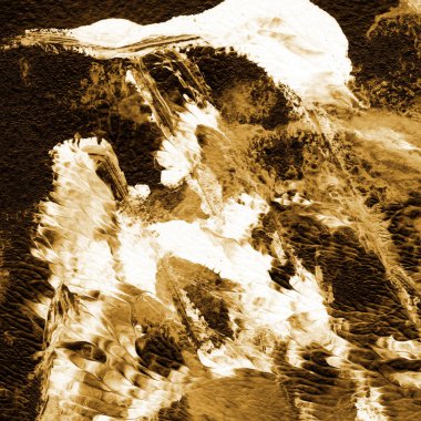 Beyaz kağıt arka planda renkli mürekkep ve suluboya doku. Gradyan boya darbeleri ve kalsiyum kaybı etkisi. El boyaması gouache soyut görüntü. Tuvali dağıt..