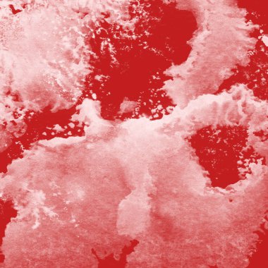 Beyaz kağıt arka planda renkli mürekkep ve suluboya doku. Gradyan boya darbeleri ve kalsiyum kaybı etkisi. El boyaması gouache soyut görüntü. Tuvali dağıt..