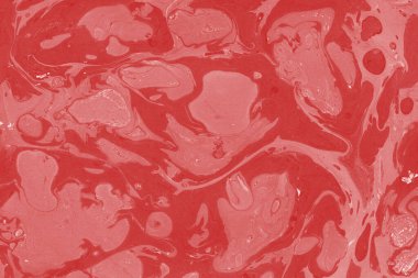 Boya desenli kırmızı mermer arkaplan