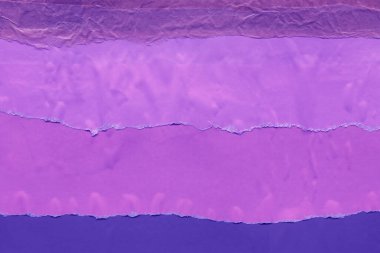 Çeşitli kağıtların kolajı, renkli soyut arkaplan  