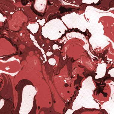 Boya desenli kırmızı mermer arkaplan
