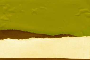 Çeşitli kağıtların kolajı, renkli soyut arkaplan  