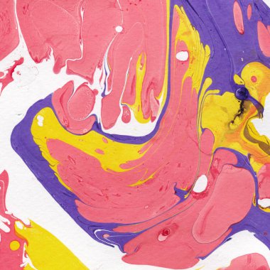 mermer arkaplan boya sıçrama deseni ile