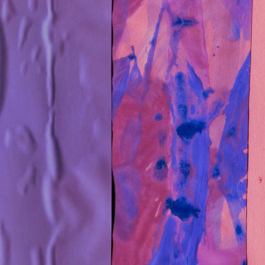 Çeşitli kağıtların kolajı, renkli soyut arkaplan  