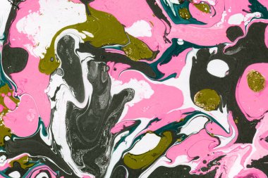 mermer arkaplan boya sıçrama deseni ile