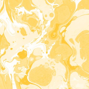 Sarı mermer arkaplan boya sıçrama deseni ile