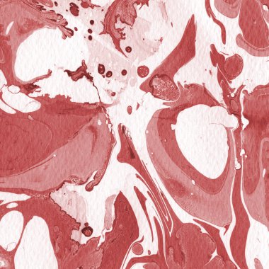 Boya desenli kırmızı mermer arkaplan