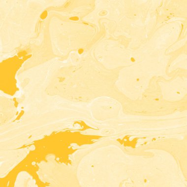 Sarı mermer arkaplan boya sıçrama deseni ile