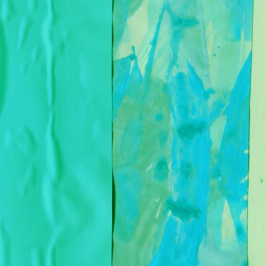 Çeşitli kağıtların kolajı, renkli soyut arkaplan  