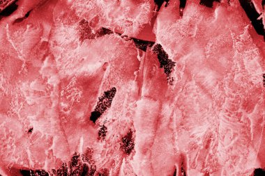 Beyaz kağıt arka planda renkli mürekkep ve suluboya doku. Gradyan boya darbeleri ve kalsiyum kaybı etkisi. El boyaması gouache soyut görüntü. Tuvali dağıt..