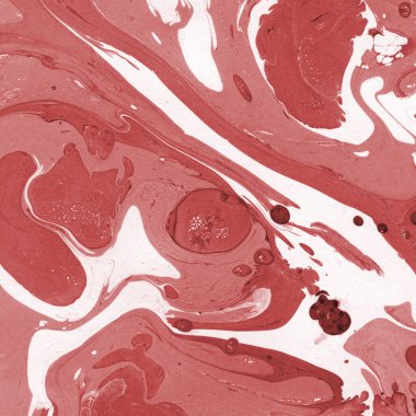 Boya desenli kırmızı mermer arkaplan