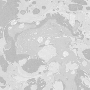 Gümüş mermer arka planda boya sıçramış desen