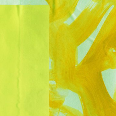 Çeşitli kağıtların kolajı, renkli soyut arkaplan  