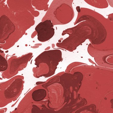 Boya desenli kırmızı mermer arkaplan