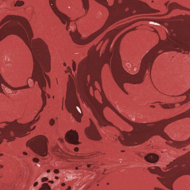 Boya desenli kırmızı mermer arkaplan