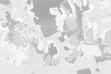 Gümüş mermer arka planda boya sıçramış desen