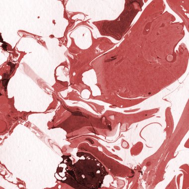 Boya desenli kırmızı mermer arkaplan