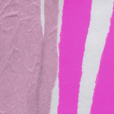 Çeşitli kağıtların kolajı, renkli soyut arkaplan  