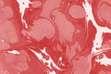 Boya desenli kırmızı mermer arkaplan