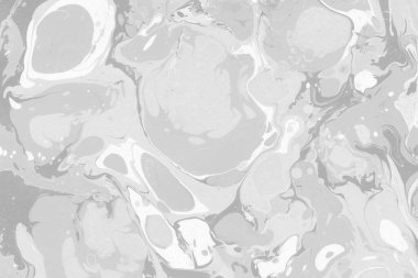 Gümüş mermer arka planda boya sıçramış desen