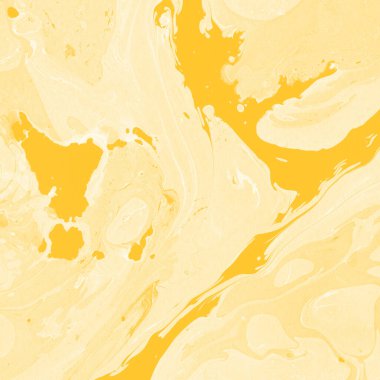 Sarı mermer arkaplan boya sıçrama deseni ile