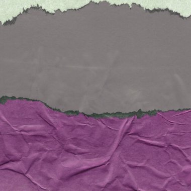 Çeşitli kağıtların kolajı, renkli soyut arkaplan  