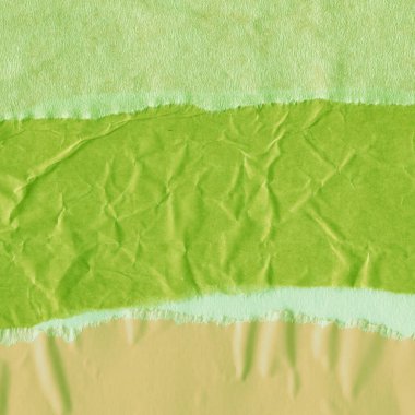 Çeşitli kağıtların kolajı, renkli soyut arkaplan  