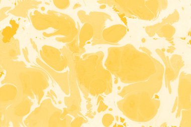 Sarı mermer arkaplan boya sıçrama deseni ile