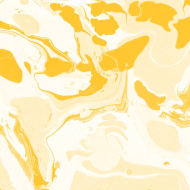 Sarı mermer arkaplan boya sıçrama deseni ile