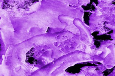 Beyaz kağıt arka planda renkli mürekkep ve suluboya doku. Gradyan boya darbeleri ve kalsiyum kaybı etkisi. El boyaması gouache soyut görüntü. Tuvali dağıt..