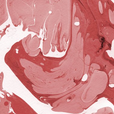 Boya desenli kırmızı mermer arkaplan