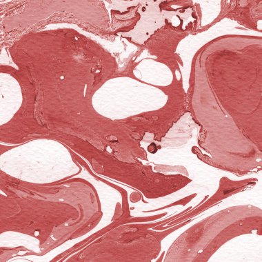 Boya desenli kırmızı mermer arkaplan