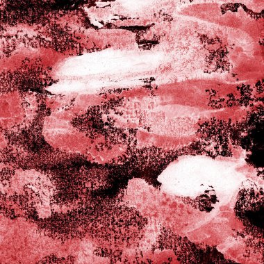 Beyaz kağıt arka planda renkli mürekkep ve suluboya doku. Gradyan boya darbeleri ve kalsiyum kaybı etkisi. El boyaması gouache soyut görüntü. Tuvali dağıt..