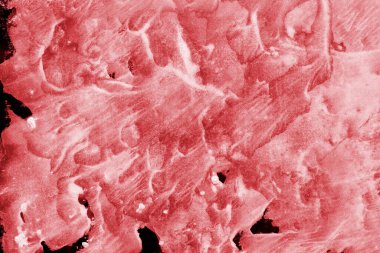 Beyaz kağıt arka planda renkli mürekkep ve suluboya doku. Gradyan boya darbeleri ve kalsiyum kaybı etkisi. El boyaması gouache soyut görüntü. Tuvali dağıt..