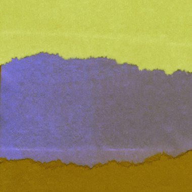 Çeşitli kağıtların kolajı, renkli soyut arkaplan  