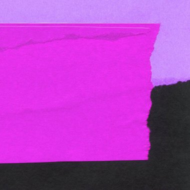 Çeşitli kağıtların kolajı, renkli soyut arkaplan  