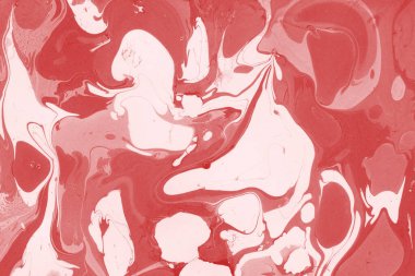 Boya desenli kırmızı mermer arkaplan