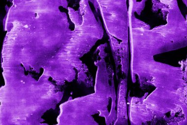 Beyaz kağıt arka planda renkli mürekkep ve suluboya doku. Gradyan boya darbeleri ve kalsiyum kaybı etkisi. El boyaması gouache soyut görüntü. Tuvali dağıt..